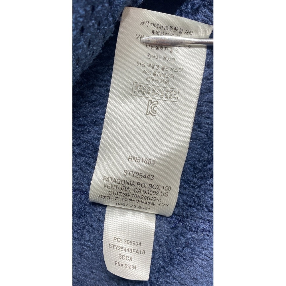 Patagonia Re-Tool Snap-T Pullover Navy Blue Women's Medium - Picture 7 of 7